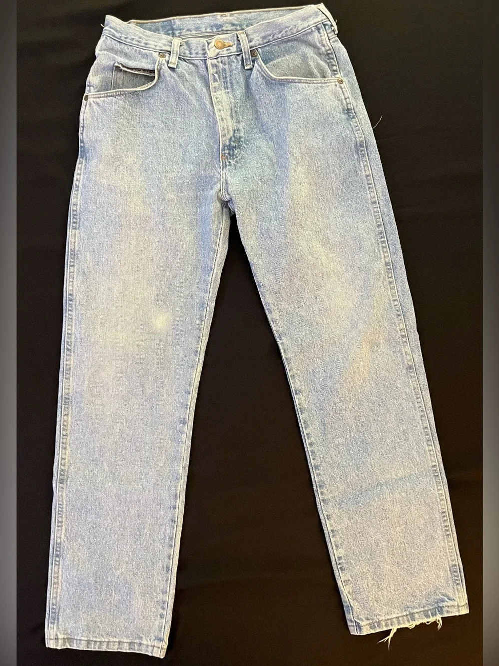 Wrangler Hero Men's Regular Fit Jeans Light Wash Blue 33x32